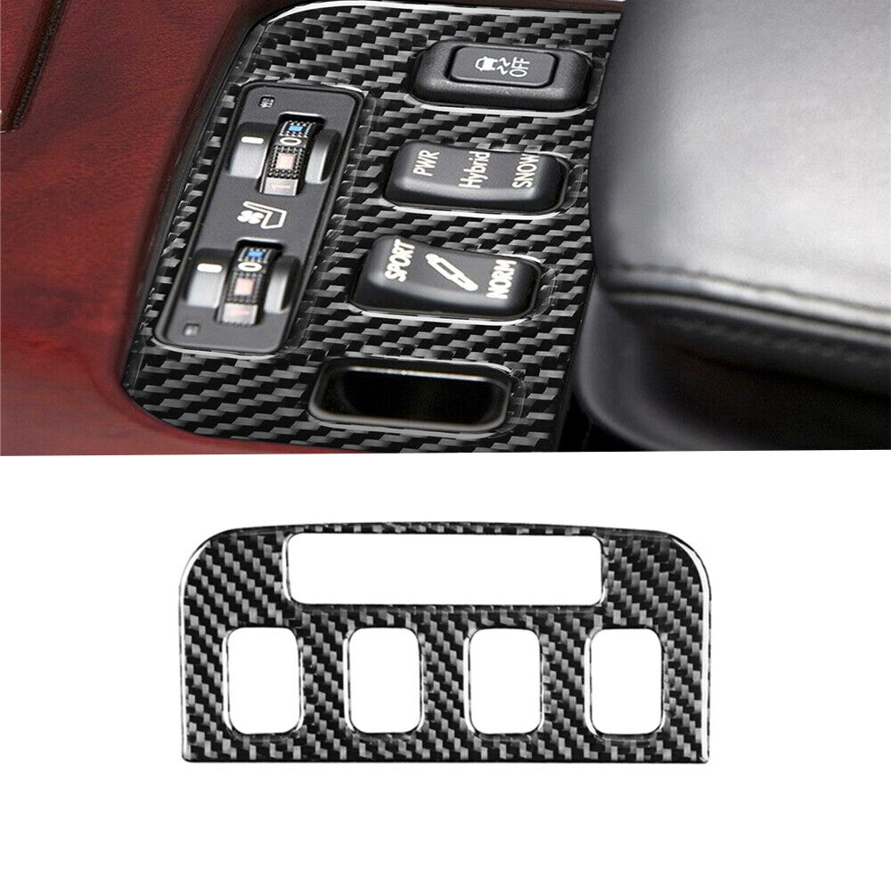 For Lexus GS GS350 GS450h 06-11 Carbon Fiber Center Console Heating Button Trim