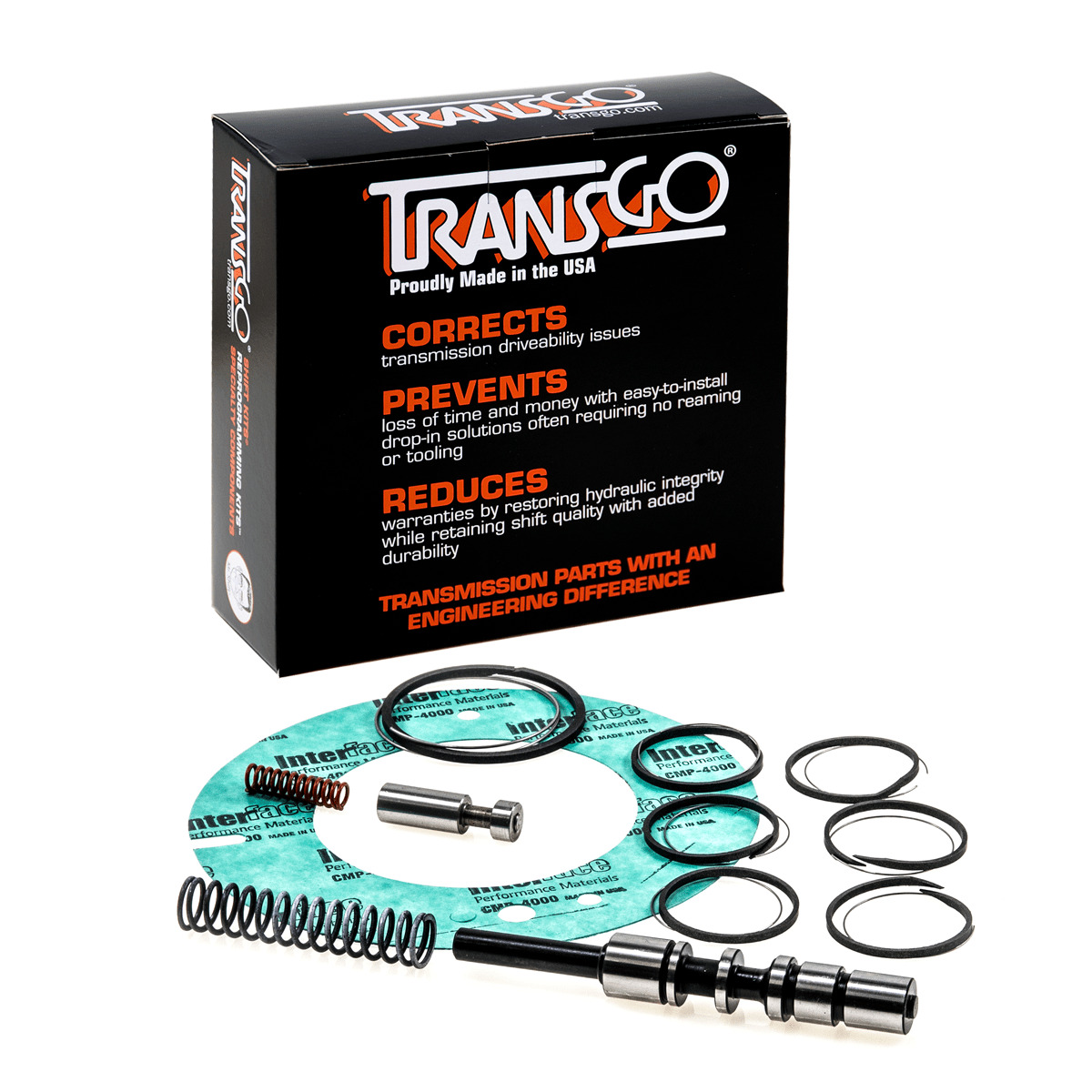 Transgo Shift Kit Valve Body Repair Kit Fits 62TE 2007-on (SK62TE)*
