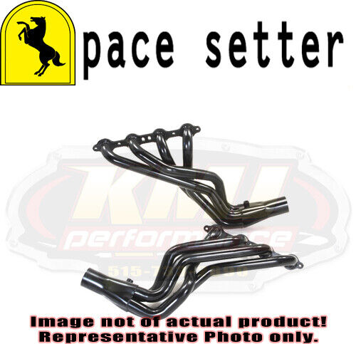 Pace Setter 70-2272 Painted Black Long Tube Headers 04-07 Cadillac CTS-V 5.7 6.0