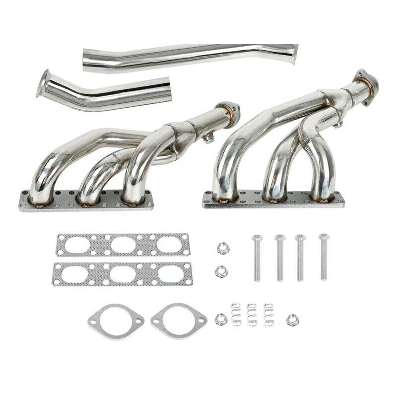 Stainless Steel Exhaust Manifold Headers FITS BMW E46 E39 Z3 2.5L 2.8L 3.0L L6