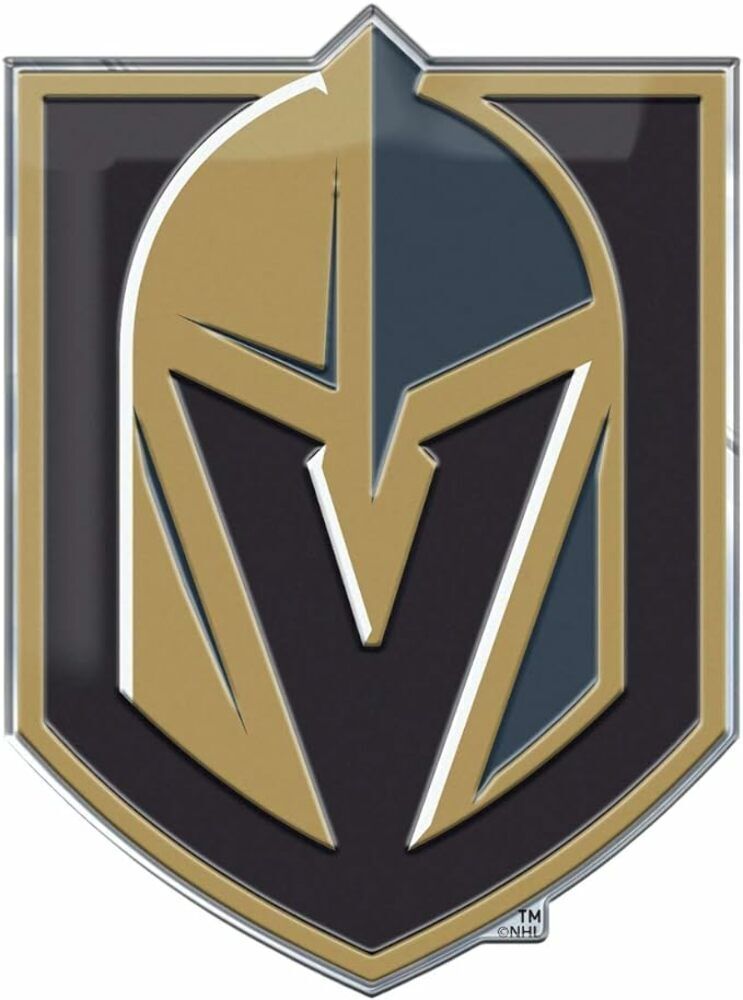 Fanmats 60507 Vegas Golden Knights Heavy Duty Aluminum Embossed Color Emblem