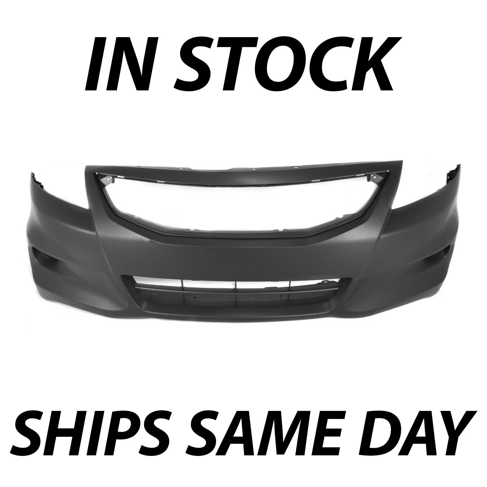 NEW Primered - Front Bumper Fascia Cover for 2011 2012 Honda Accord Coupe 2-door