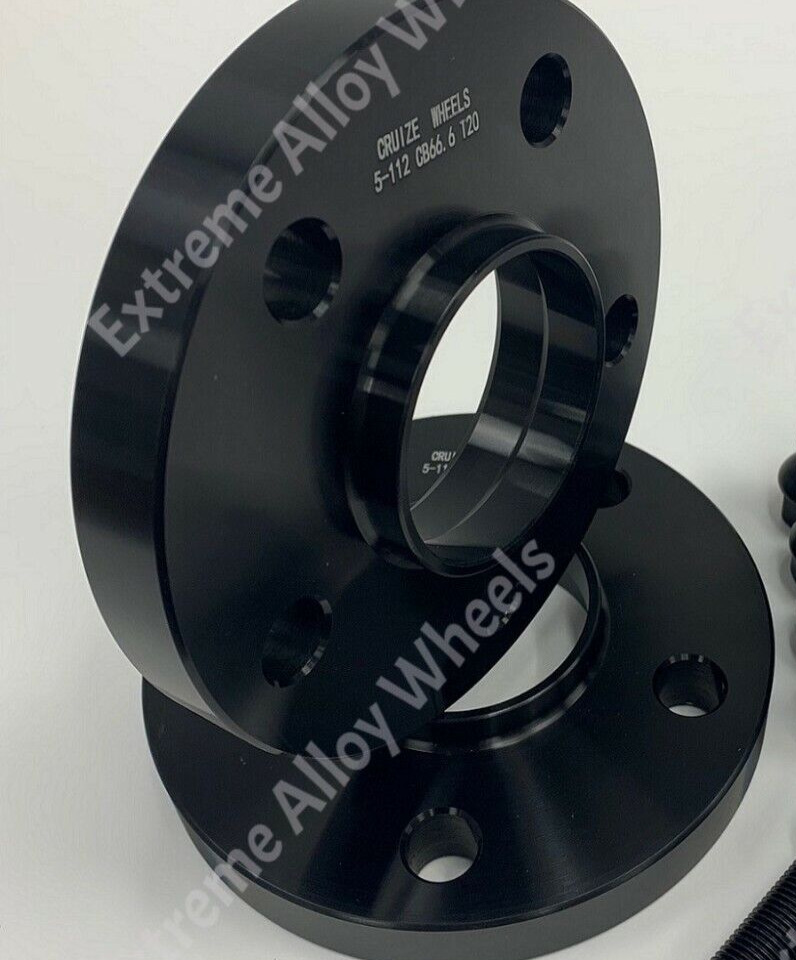 Black Wheel Spacers 12mm For Mercedes C Class W204 W205 W206 C204 Original Alloy