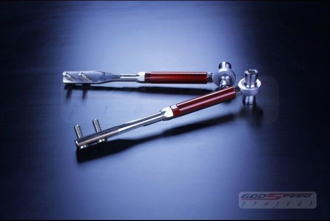 GSP RED FOR 240SX S13 S14 300ZX Z32 PILLOW TENSION ADJUSTABLE ARM ROD SUSPENSION