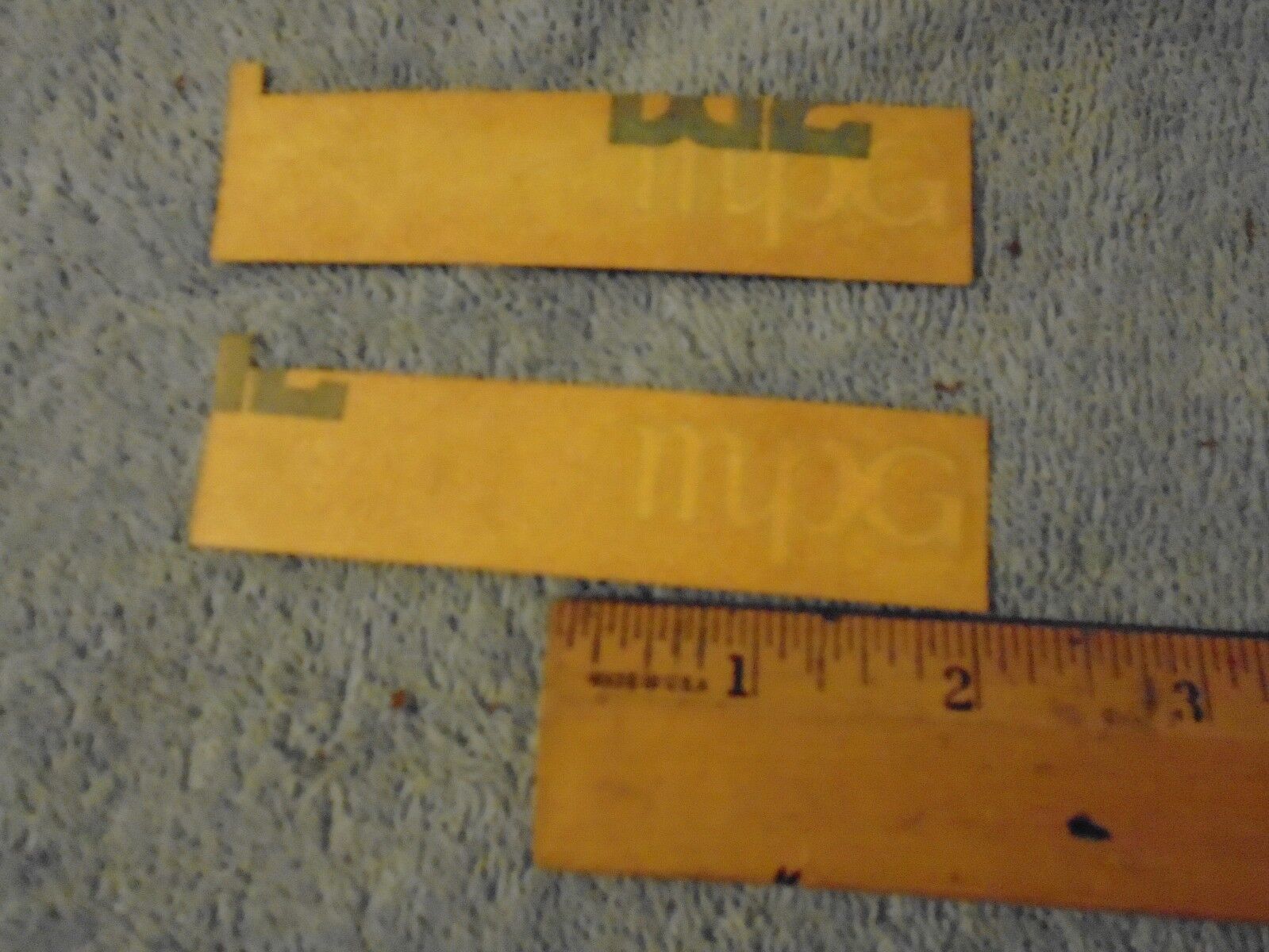 nos 1975 ford pinto  mpg  special fender  decal transfer pair