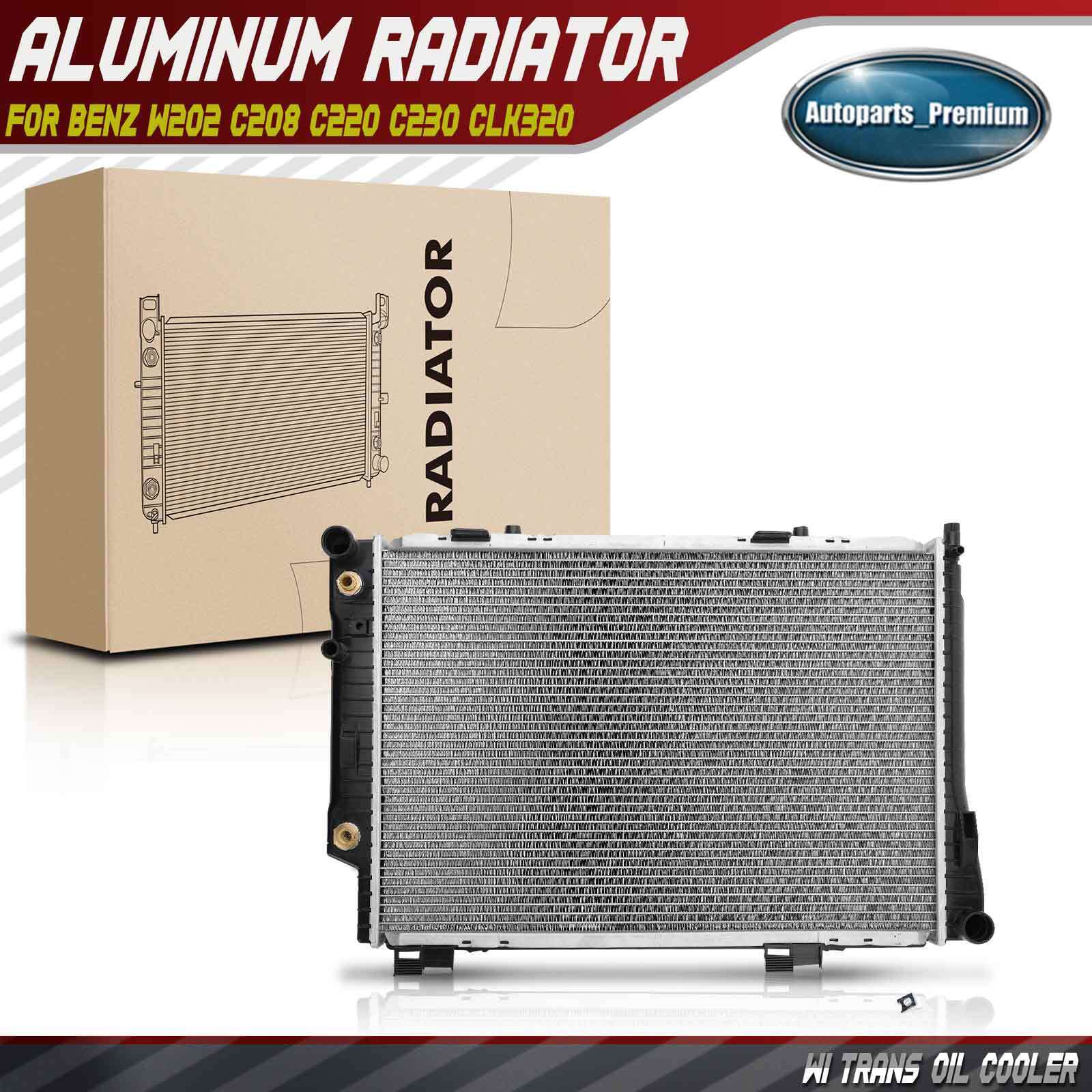 Radiator w/ Transmission Oil Cooler for Mercedes-Benz W202 C208 C220 C230 CLK320