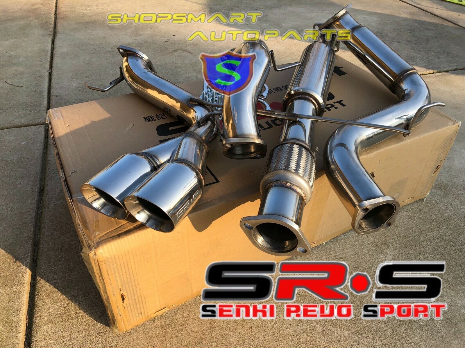 SRS TYPE-R1 CATBACK EXHAUST SYSTEM FOR 2013 - 2017 FORD FOCUS ST 2.0L TURBO 3\