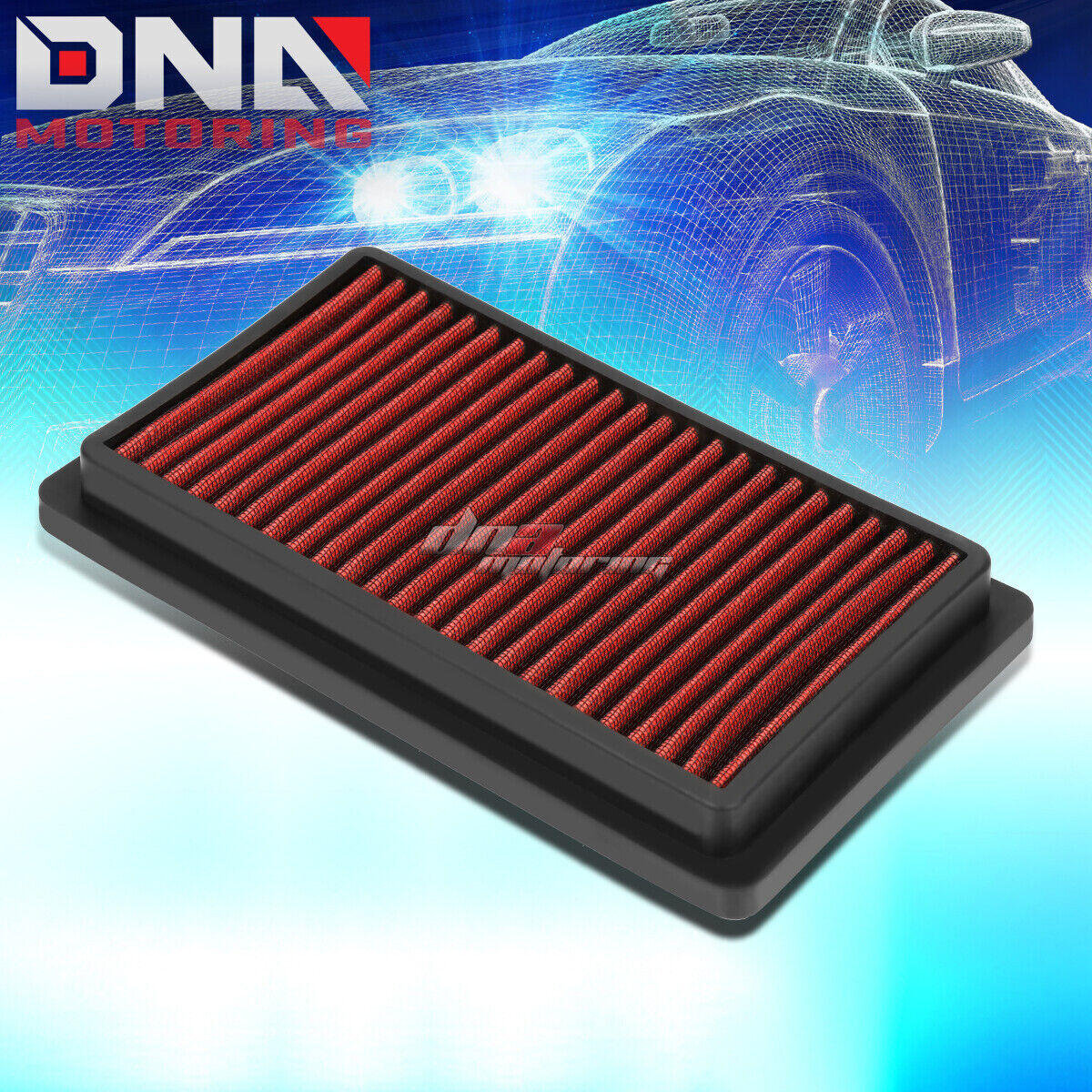 FOR 07-14 NISSAN CUBE Z12 RED REPLACEMENT RACING HI-FLOW DROP IN AIR FILTER