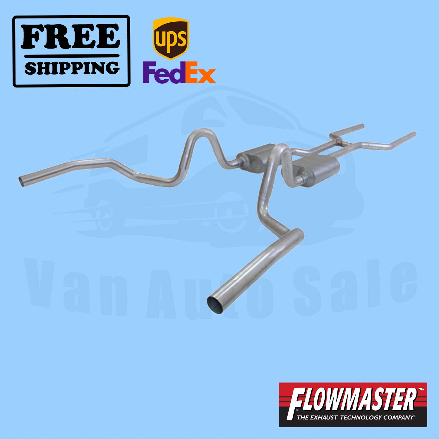 Exhaust System Kit FlowMaster for Buick GS 350 1968-1969