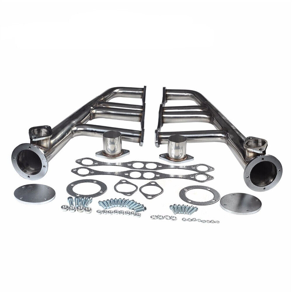 Lake Style Headers For Chevy SBC 265-400 V-8 Hot Rod Street Rat Stainless Steel