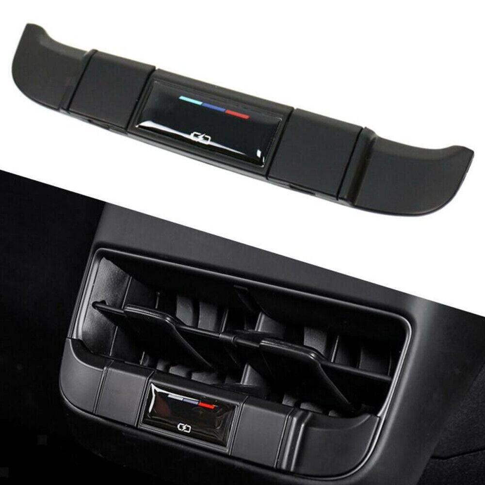 For Tesla Model 3 Y 16+ USB Charging Holes Accessories Rear Exhaust Outlet Trim