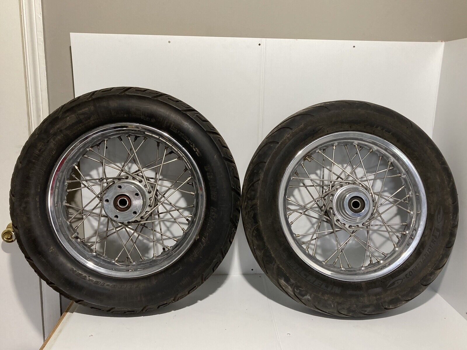 1999 Victory V92C Wheel Set (Front Tire Ok, Rear Tire Not)(Some Pitting) (OEM)