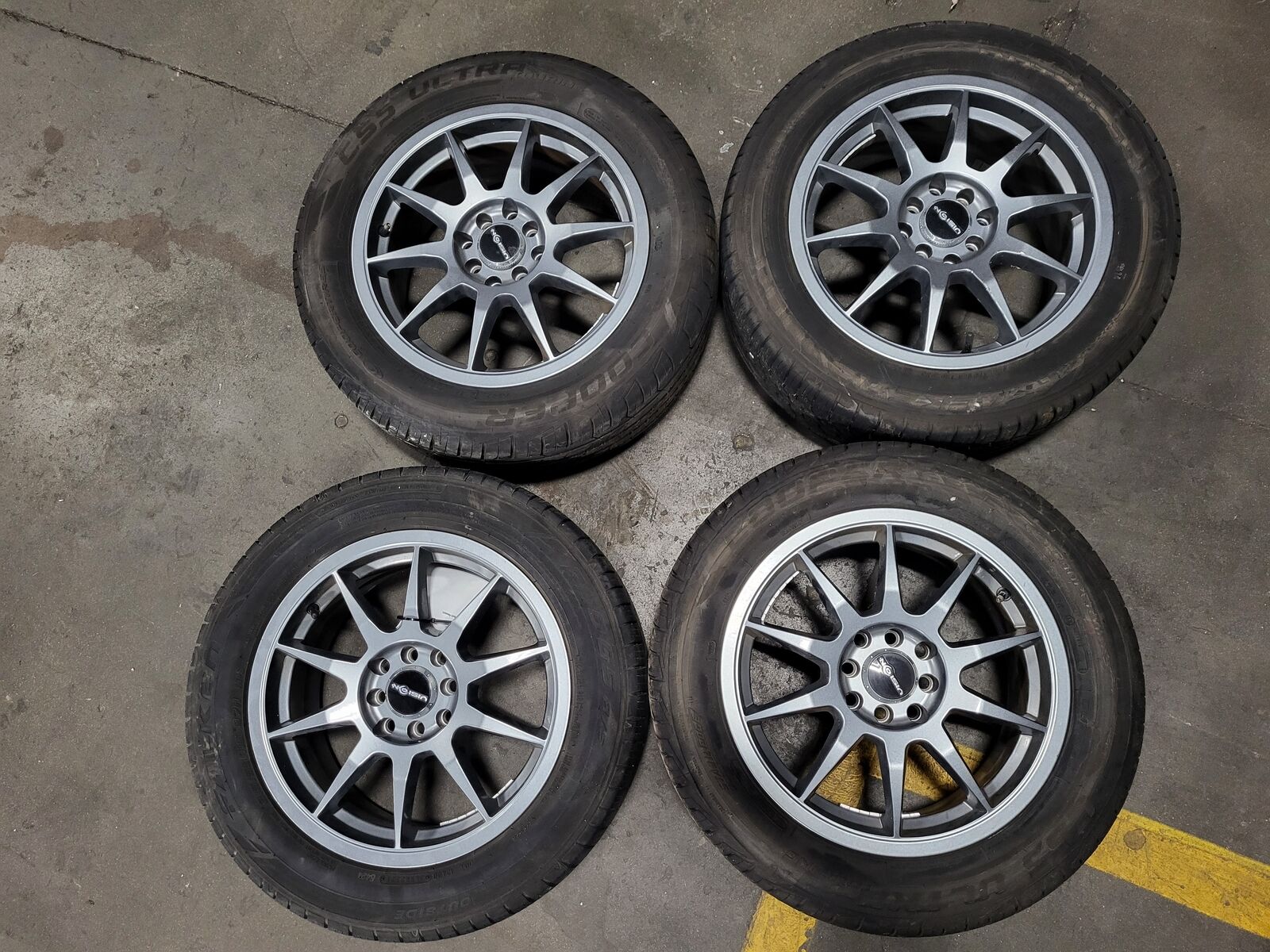 Aftermarket Set Of 4 Wheels w/Tires 16in Off Of 2011 Nissan Sentra LKQ