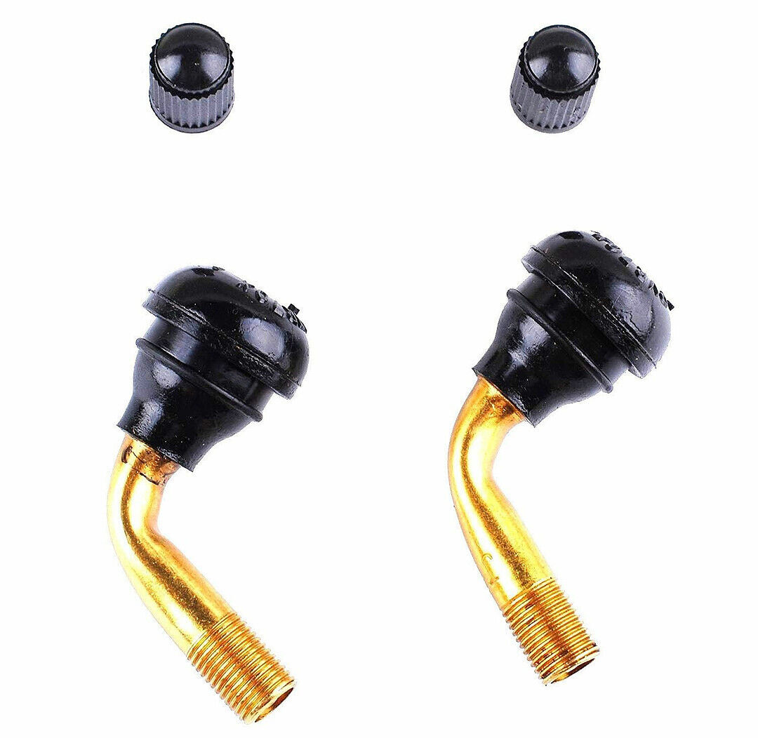 new tire bent valve stem 90 degree angel for moped scooter tubeless tires 2 pc