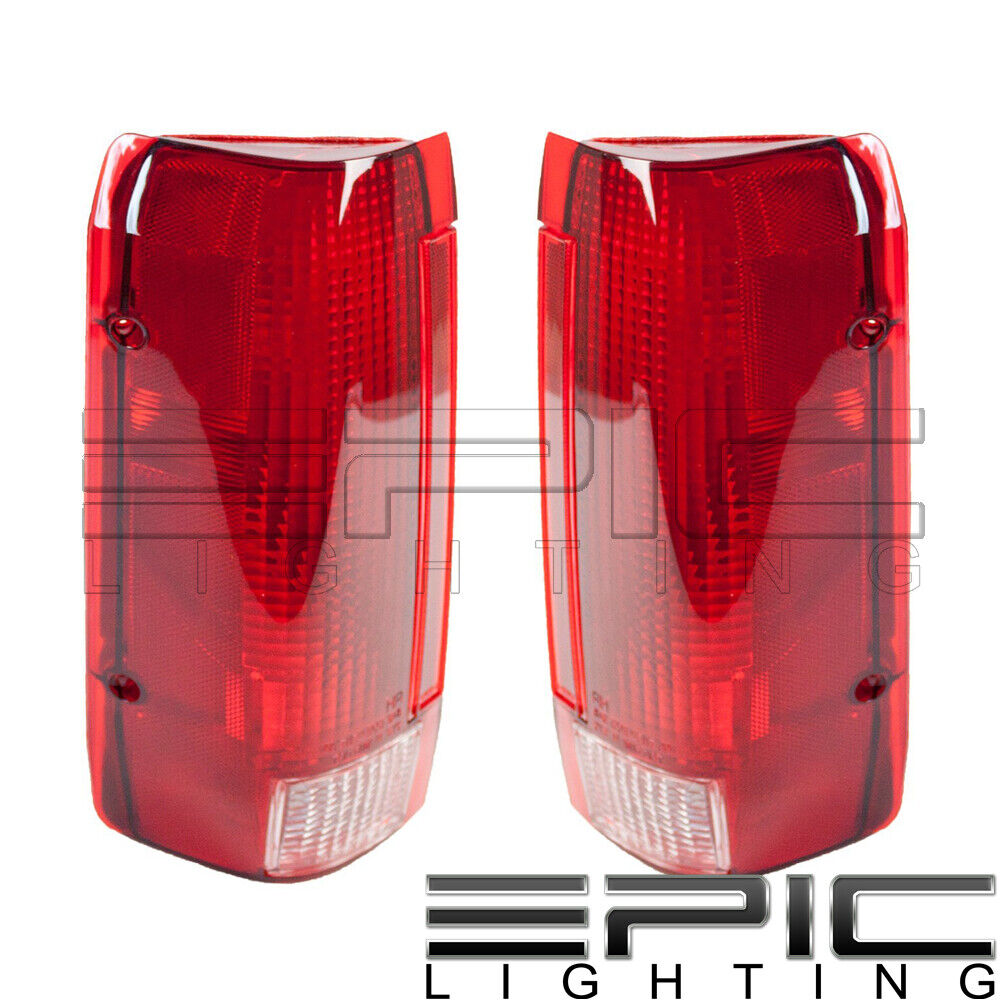 Rear Brake Tail Lamps for 1990-1996 FORD F150 F250 F350 BRONCO Left Right Pair
