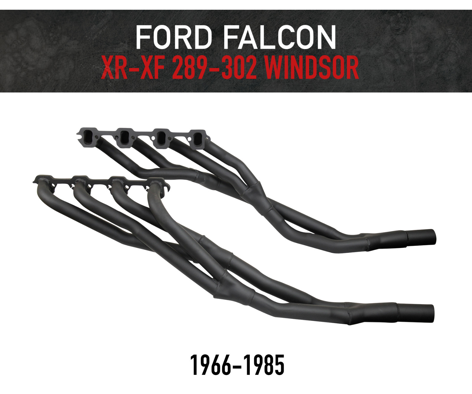 Header / Extractors to suit Ford Falcon XR-XF V8 (1966-1985) Windsor 289-302