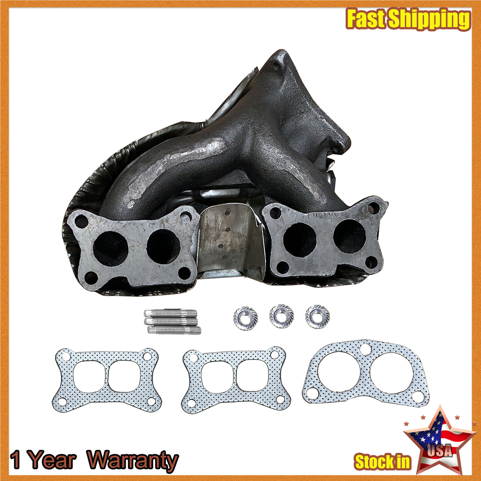Exhaust Manifold + Gasket Fit 1990-1997 Nissan D21 Pickup 674-549 1400486G05