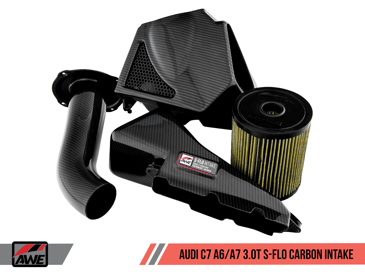 AWE S-FLO Carbon Intake for 2012-2018 Audi A6 / A7 2660-15022