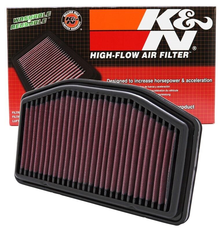 K&N Hi-Flow Air Intake Drop In Filter YA-1009 For 09-14 Yamaha YZF R1