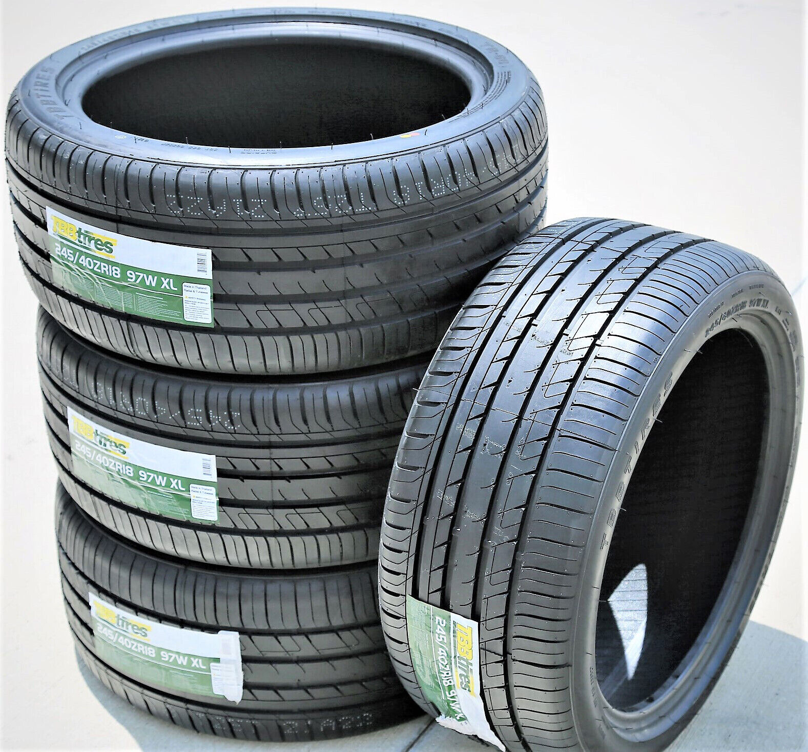 4 New TBB TR-66 245/40ZR18 245/40R18 97W XL AS A/S High Performance Tires