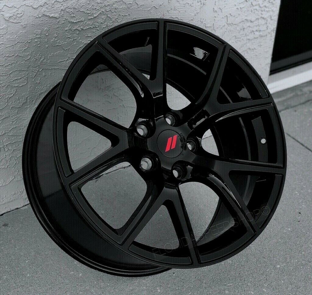 New Gloss Black  SRT Trackhawk style wheels 20x10