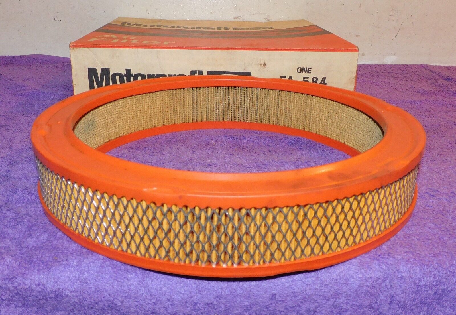 1973-1976 Ford Mustang Torino NOS 2.8 Liter 250 6-CYL AIR CLEANER FILTER ELEMENT