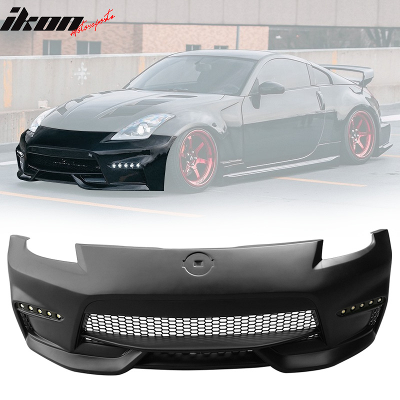 Fits 03-08 Nissan 350z to 370z Conversion NIS Style Front Bumper Cover PP