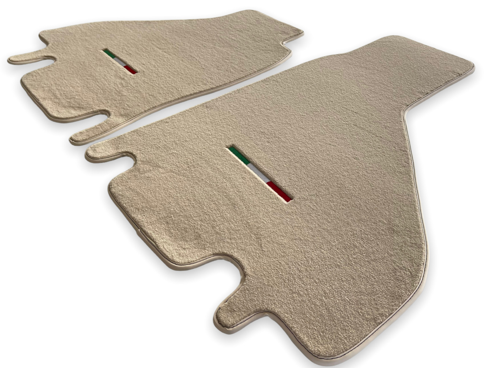 Floor Mats For Ferrari Testarossa 1984–1996 Beige Tailored Carpets With Italian