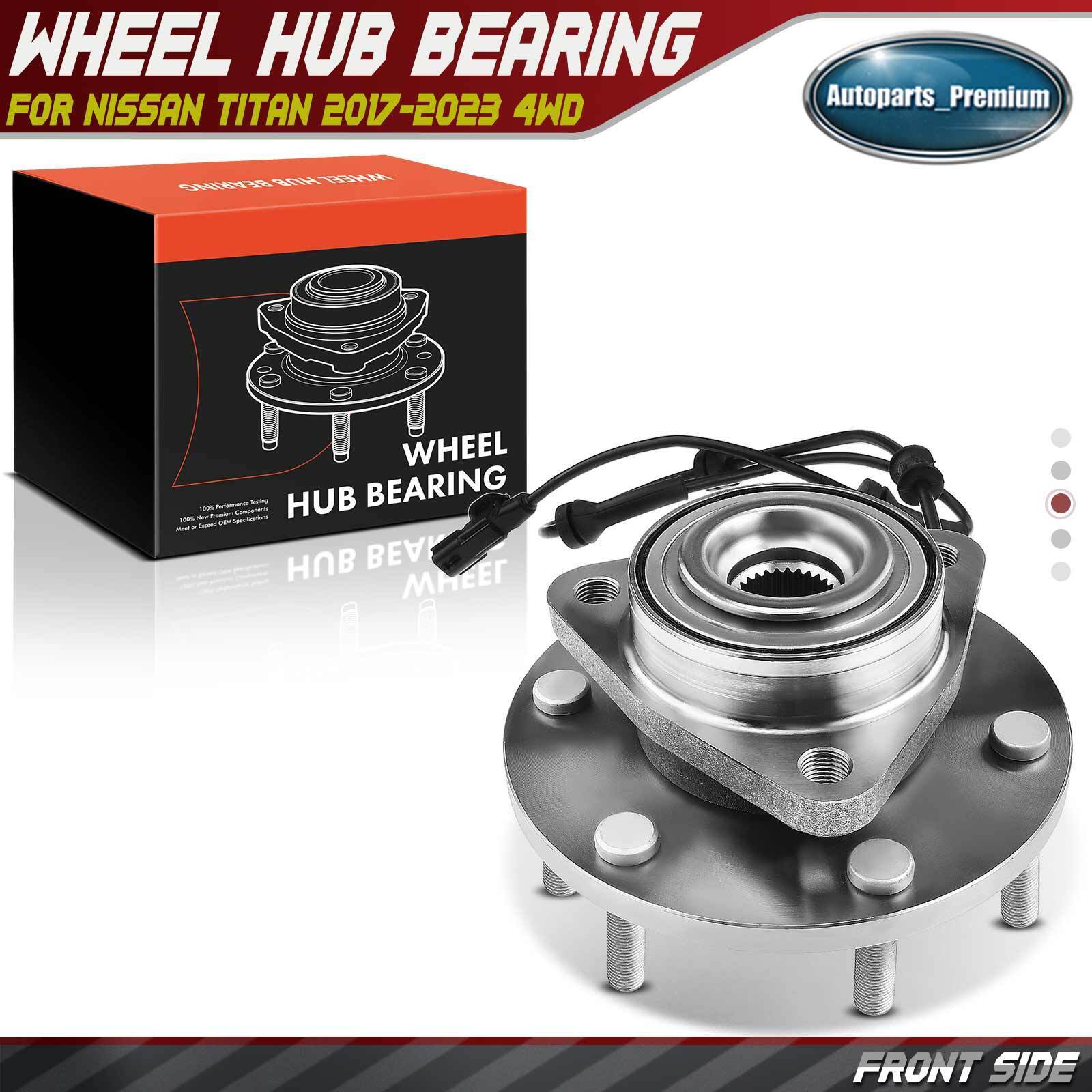 Front Left or Right Wheel Hub Bearing Assembly for Nissan Titan 2017-2023 4WD