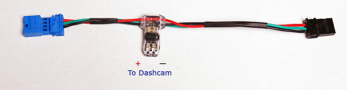 Dashcam Power Cable for Tesla Model S (assembled)