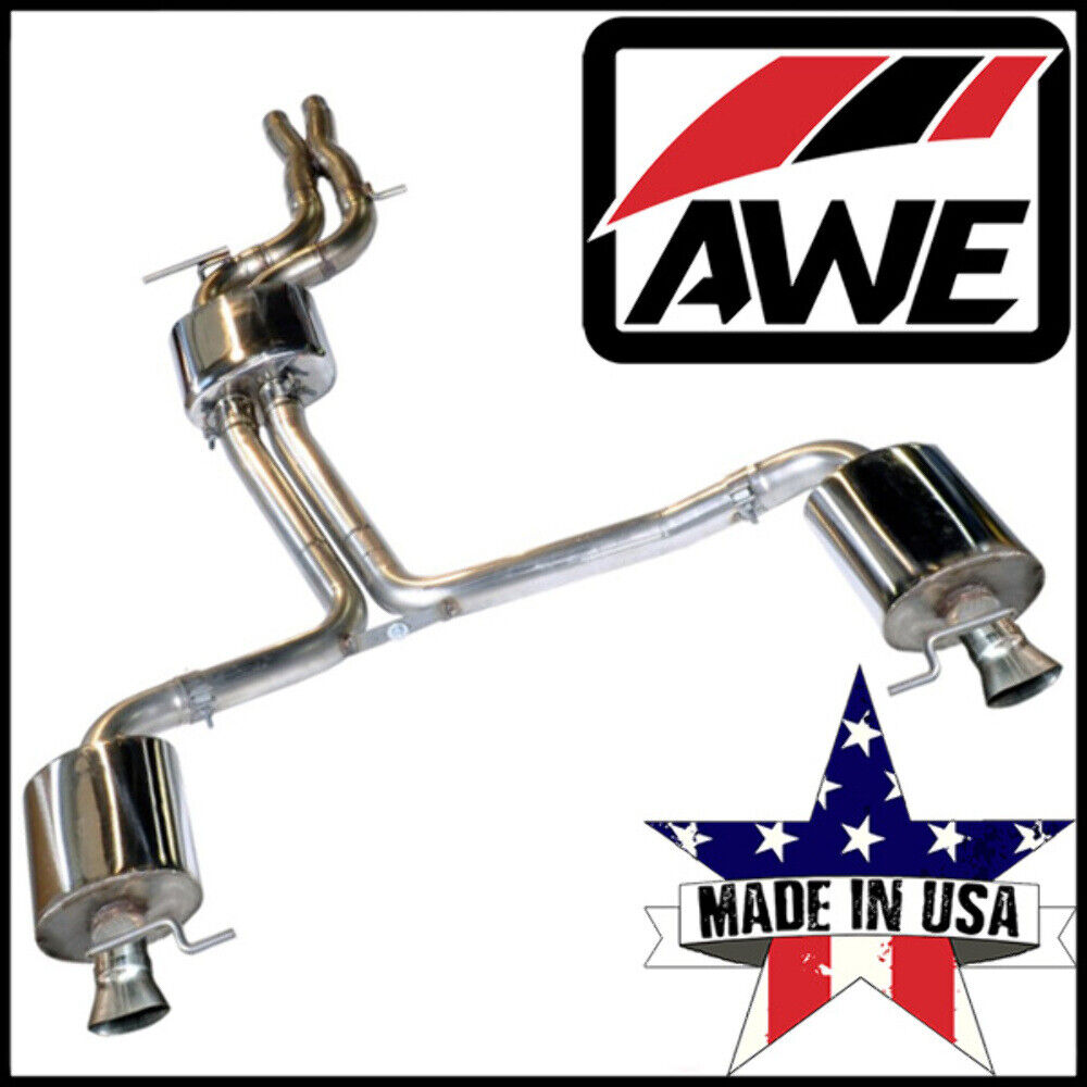 AWE Track Edition Cat-Back Exhaust System fits 2013-2015 Audi RS5 Base 4.2L V8