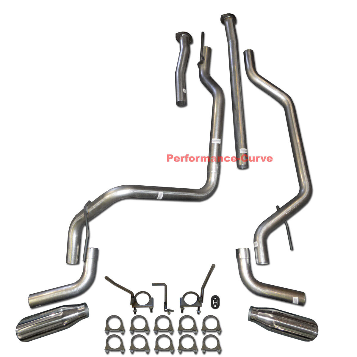 Fits 09 - 20 Toyota Tundra 4.0 - 5.7 Performance Dual Exhaust CatBack Pipe Kit