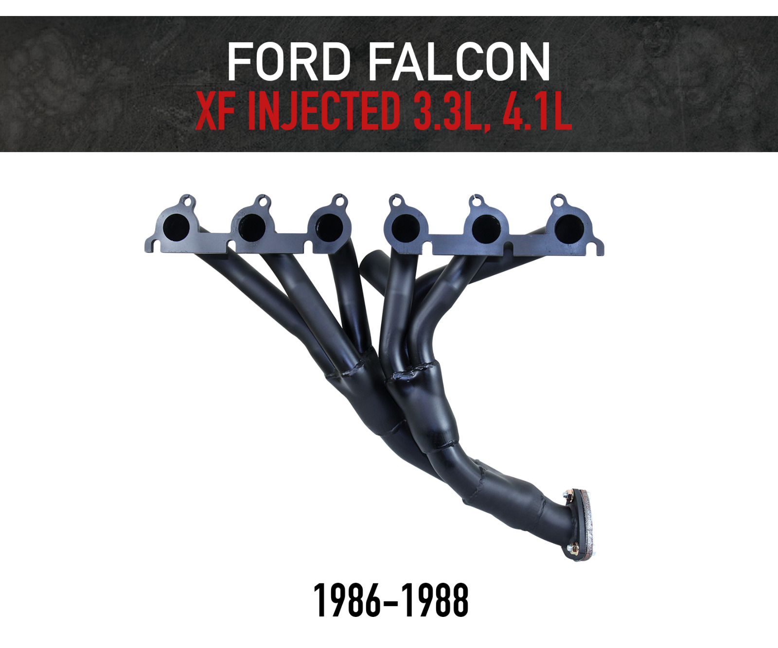 Headers / Extractors for Ford Falcon XF and Fairlane ZL (1985-1988) 3.3L, 4.1L