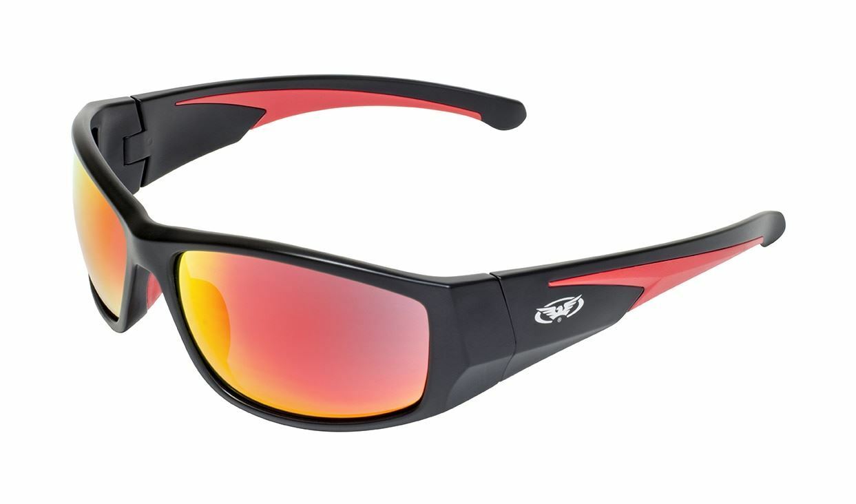 Bolt GTR SAFETY Sunglasses - G-Tech Red Lenses * Stylish & Safe Free USA Ship
