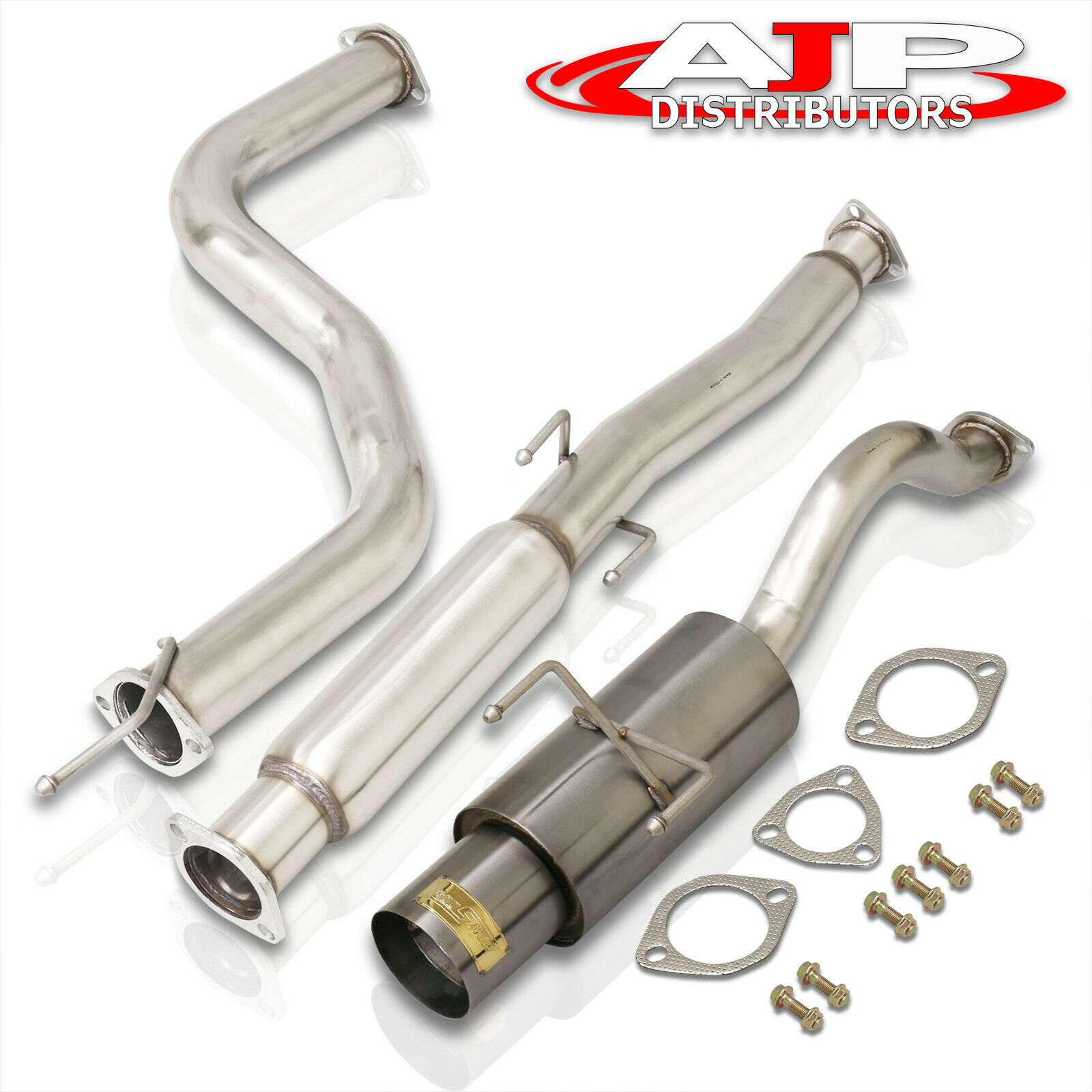 Stainless Steel Catback Exhaust 65mm Pipe 4.5\