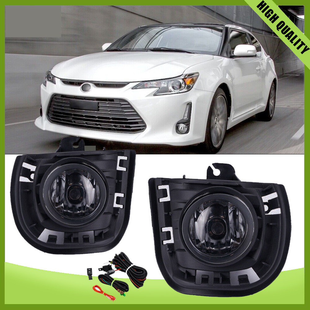 For 2014 2015 2016 Toyota Scion TC/ZELAS Fog Lights Lamps Pairs w/Wiring