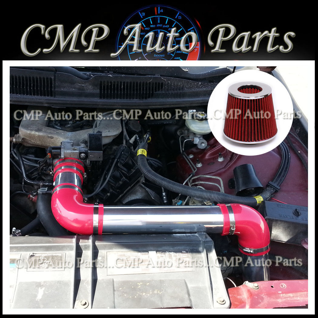 RED 1993 1994 1995 CHEVY CAMARO 3.4 3.4L V6 COLD AIR INTAKE KIT SYSTEMS