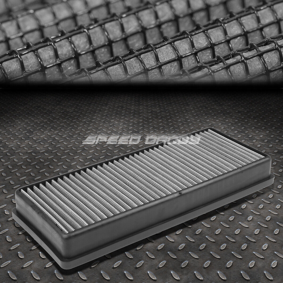 FOR CL/CLS/E/GL CLASS AMG SILVER REUSABLE/WASHABLE DROP IN AIR FILTER PANEL