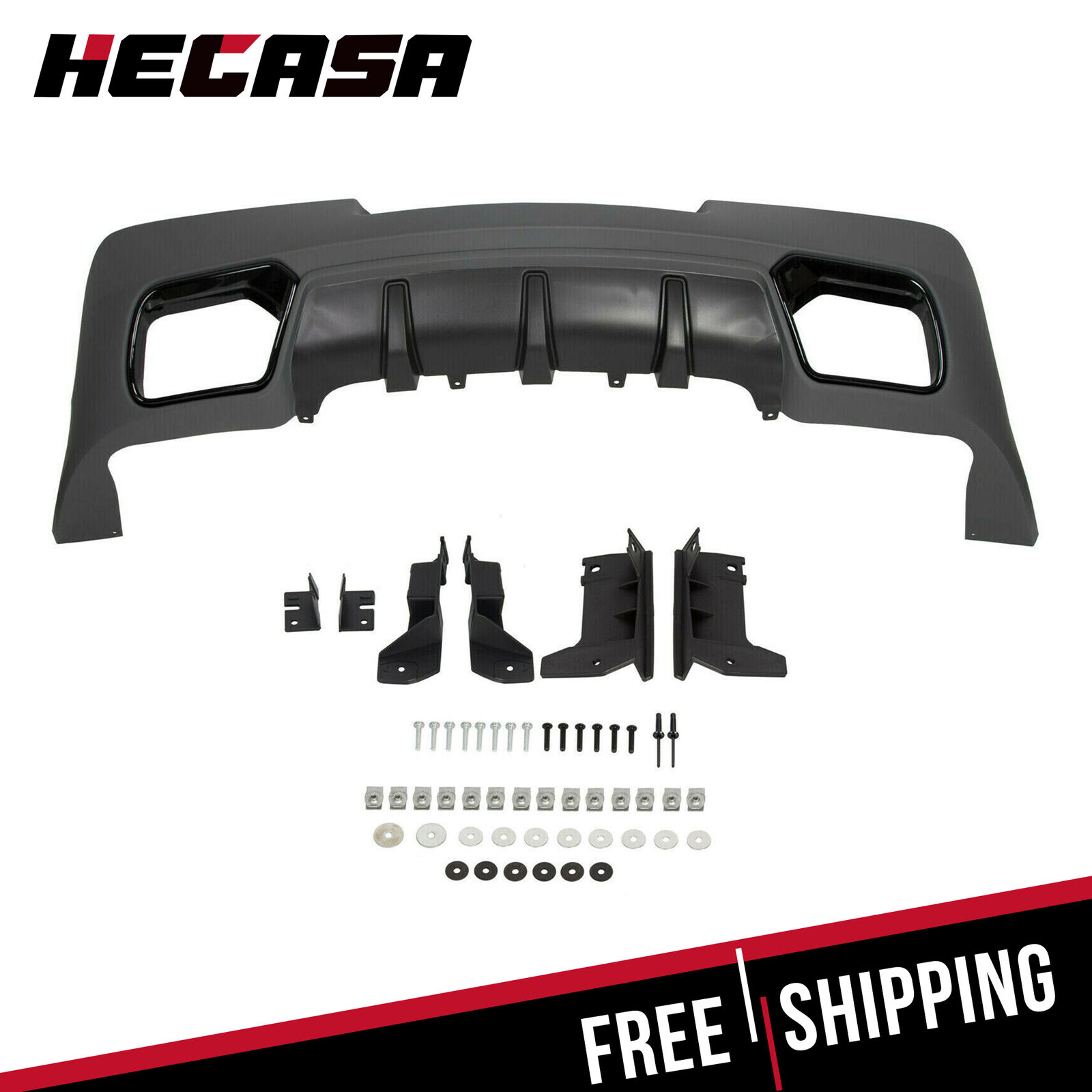 For 14-15 Camaro Z28 Spring Edition OE Style Rear Bumper Diffuser Lower Valance
