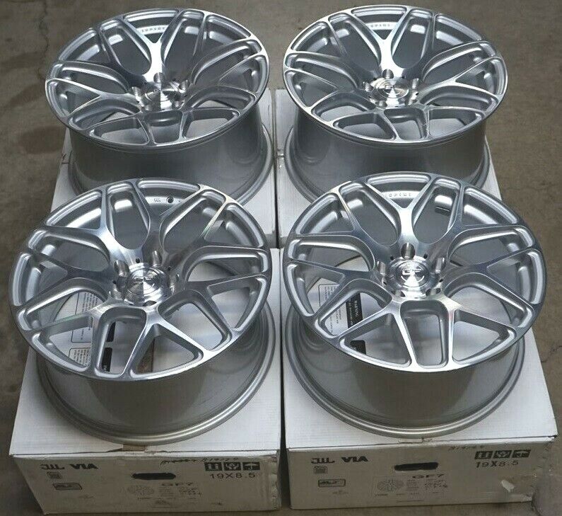 19x8.5 / 19x9.5 MRR GF9 Wheels 5x120 Silver Rims Pontiac G8 GTO Rims Set 4