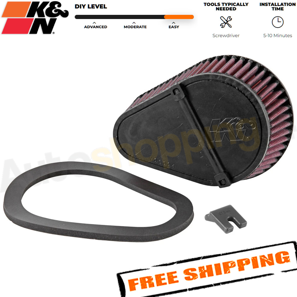 K&N SU-6596 Replacement Air Filter for 1996-2021 Suzuki DR650S 644