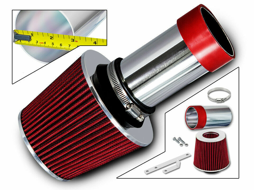 Sport Air Intake Kit + Red Dry Filter For 93-04 Chrysler 300M LHS Vision 3.3 3.5