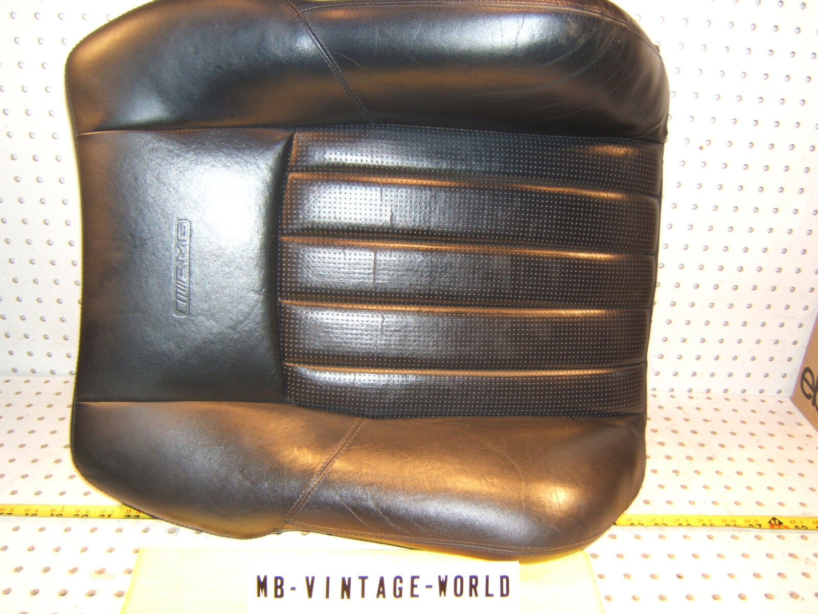 Mercede 02-04 W203 C32 AMG Front L or R Seat LEATHER BLACK napp back OEM 1 Cover