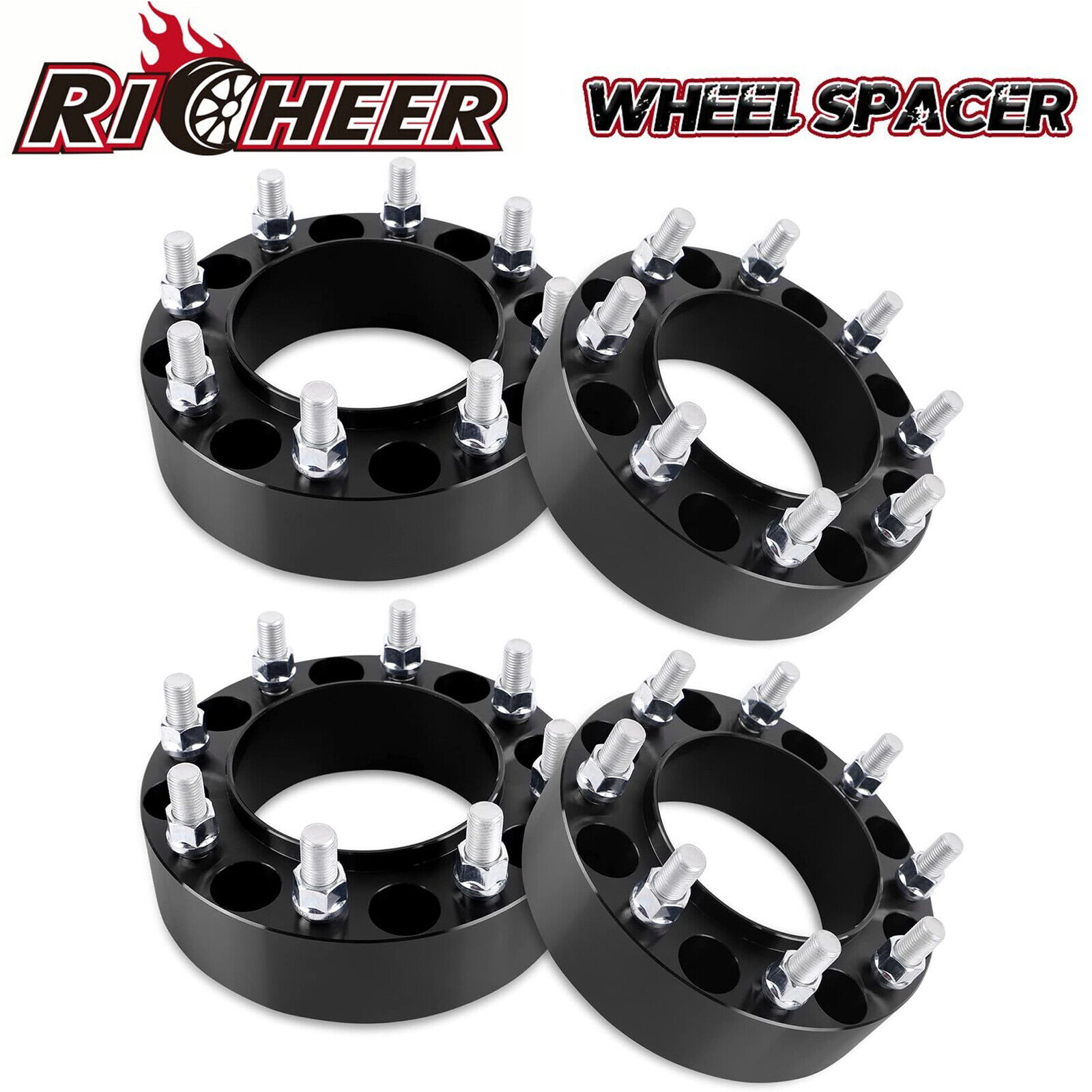 4X 8x170 Wheel Spacers 2 inch 14x1.5 For Ford F-250 F-350 Super Duty Excursion