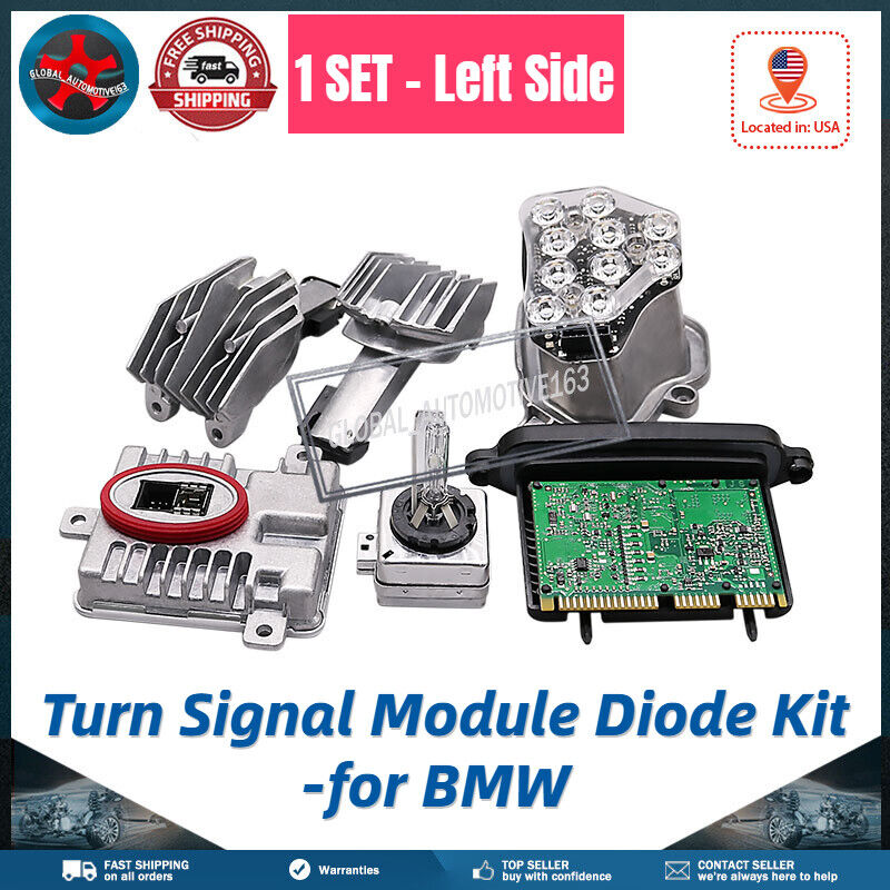 LEFT- Xenon Ballast Bulb LED Module Diode Kit For BMW 5 Series 528i 535i 550i