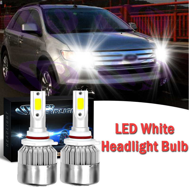 For Ford Edge 2011 2012 2013 2014 -2X 6000K White LED Headlight Bulb High Bright