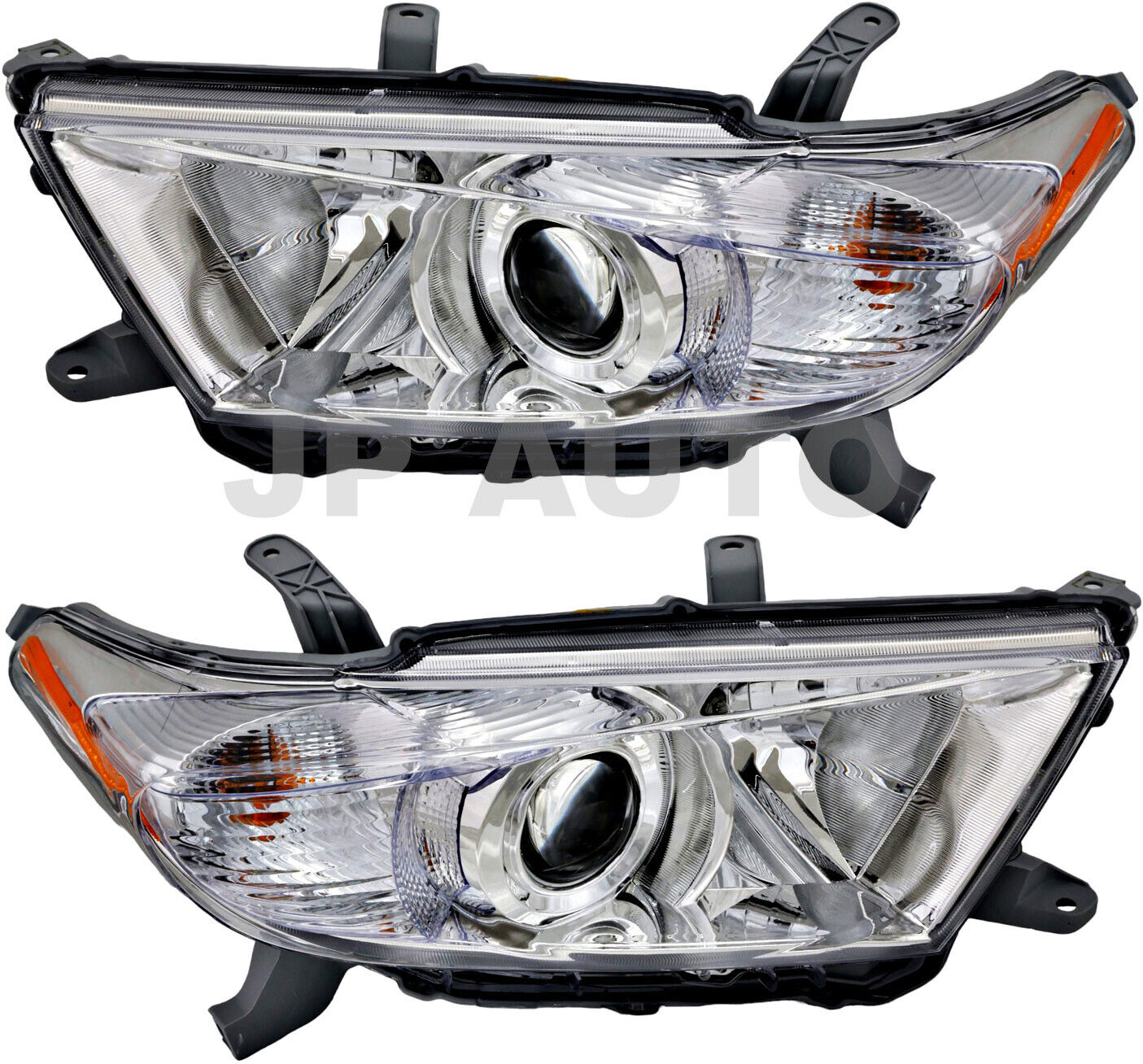 For 2011-2013 Toyota Highlander Headlight Halogen Set Driver and Passenger Side