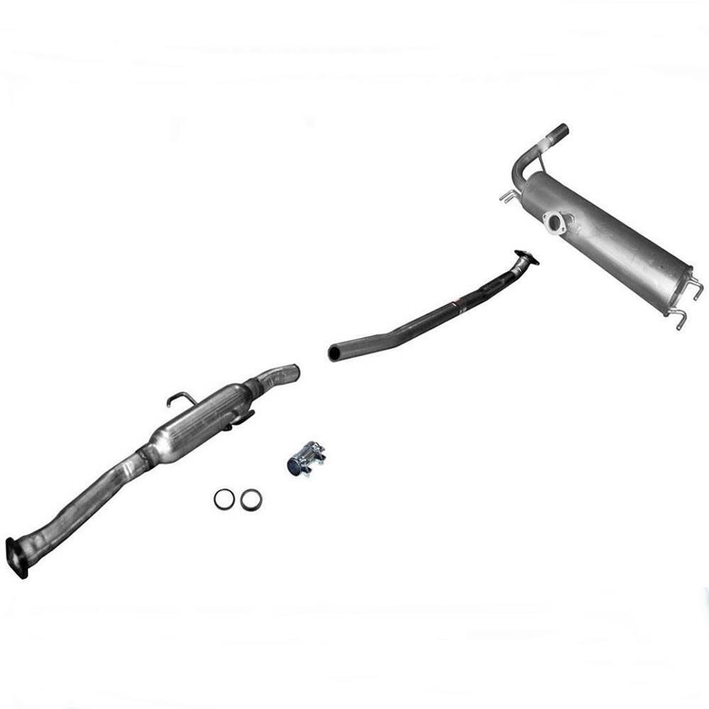Extension Pipe Rear Muffler Exhaust System for Toyota Rav4 2.0L 2001 to 2003