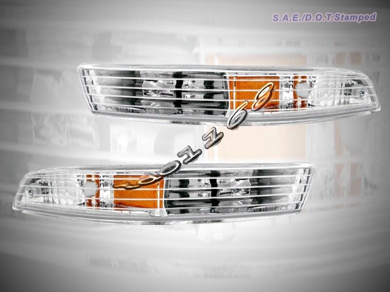 Fit For 94-97 Acura Integra Front Bumper Lights Clear 95 96 NEW