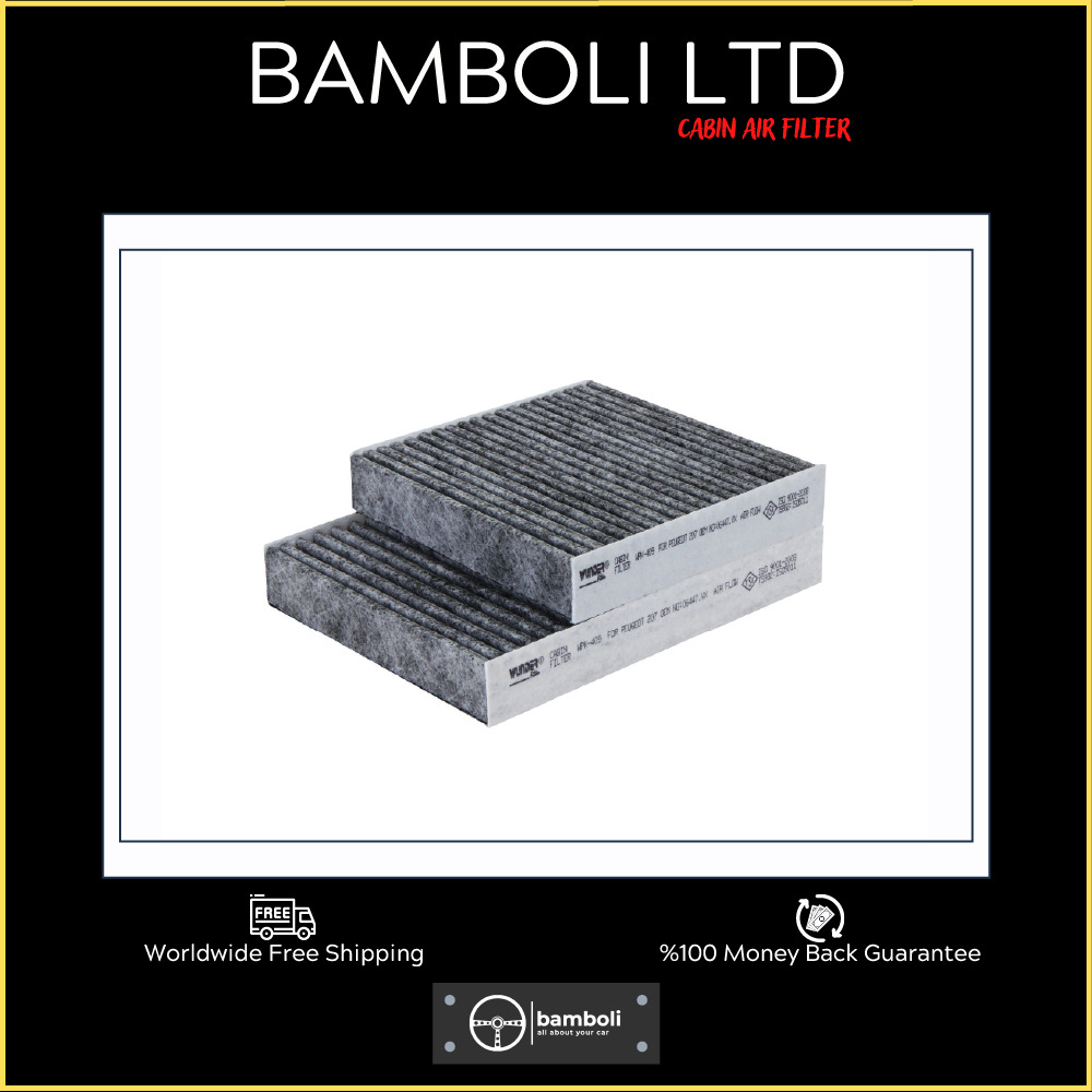 Bamboli Cabin Air Filter For CitroenC3. Carbon 6447.VY